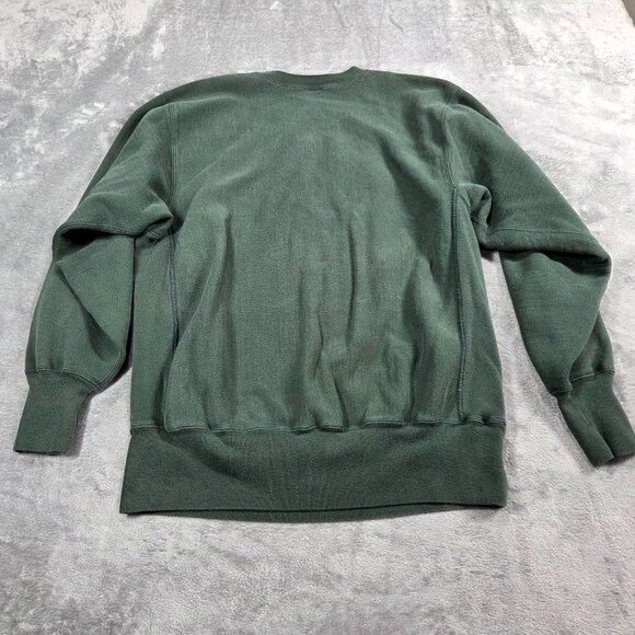 Vintage Champion Reverse Weave Sweatshirt Mens XL University of Maryland Green - Picture 7 of 9